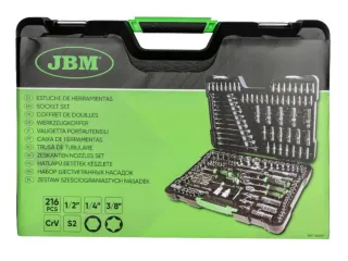 Maletín Herramientas JBM 216 Piezas. Nuevo