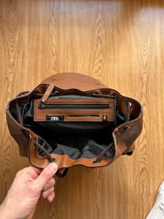 Mochila Unisex Zara Marrón
