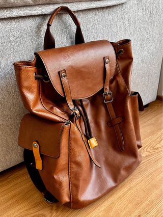 Mochila Unisex Zara Marrón