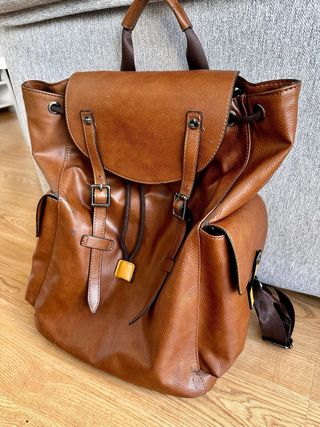 Mochila Unisex Zara Marrón