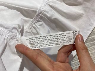 Blusa Zara Blanca Manga 3/4 Talla XS