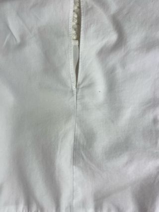 Blusa Zara Blanca Manga 3/4 Talla XS