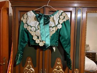 Corpiño Fallera Manga Larga Verde