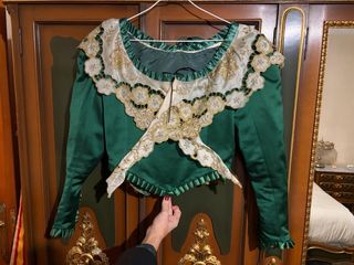 Corpiño Fallera Manga Larga Verde