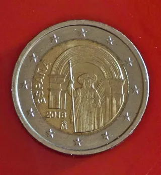 Monedas de 2€ conmemorativa camino de Santiago