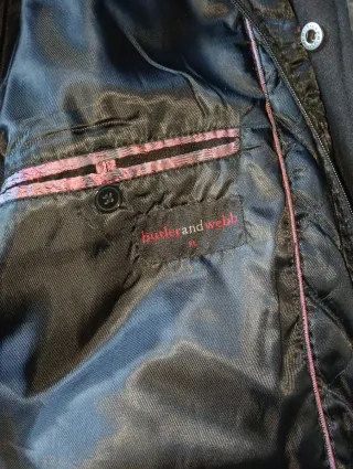 Cazadora Negra Hombre