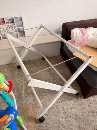 Minicuna moisés de madera para bebé