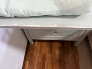 Cambiador SUNDVIK Ikea verde clarito con colchón