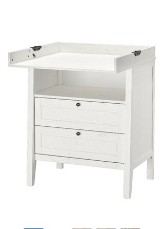 Cambiador SUNDVIK Ikea verde clarito con colchón