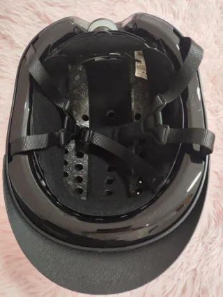 Conjunto equitación: polainas, botas y casco