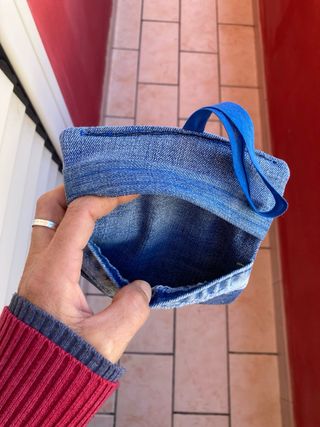 Porta tabacco in jeans