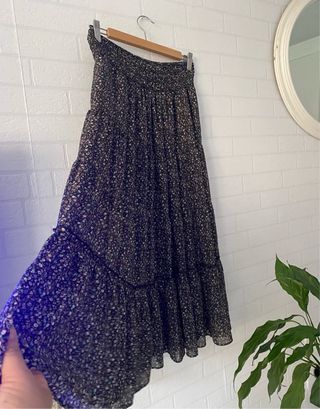 Falda larga Zara Talla S