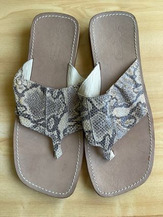 Sandalias de piel italianas Talla 40,