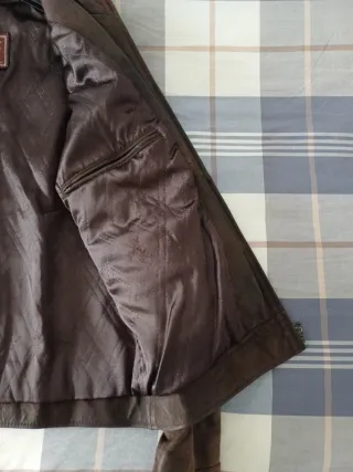 Chaqueta Piel Marlboro Classics Marrón