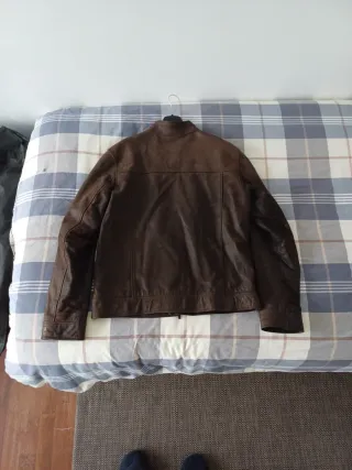 Chaqueta Piel Marlboro Classics Marrón