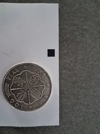 Moneda de plata 100 PTAS