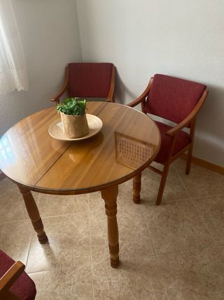 Conjunto de muebles de pino para salon y cuarto