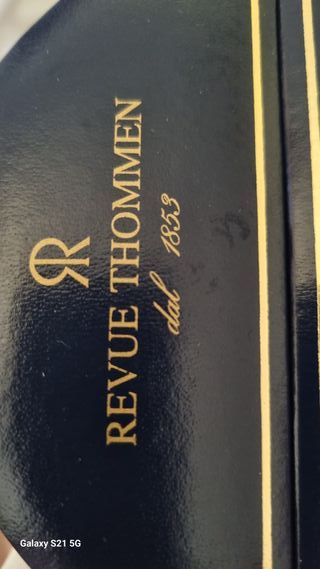 Revue Thommen Aviator Cronografo laminato Oro 20 m