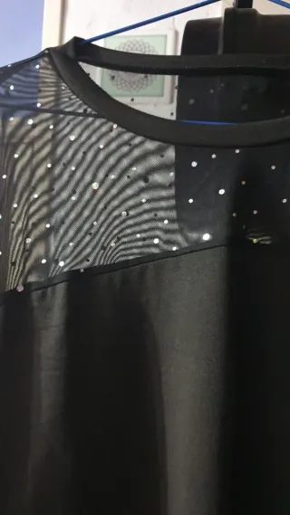 Camiseta negra T-3XL o T-50