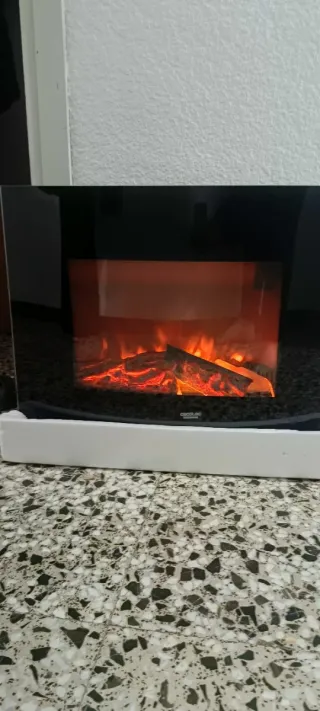 Calentador eléctrico chimenea