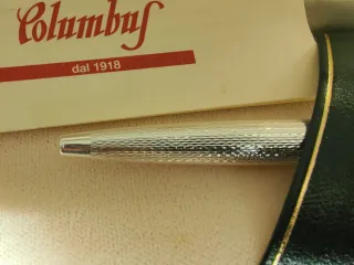 Penna Columbus vintage placcata argento