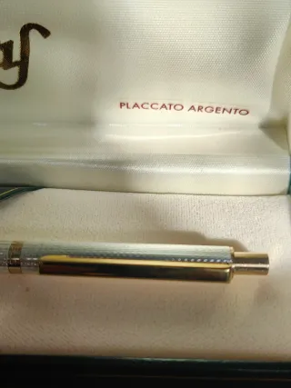 Penna Columbus vintage placcata argento