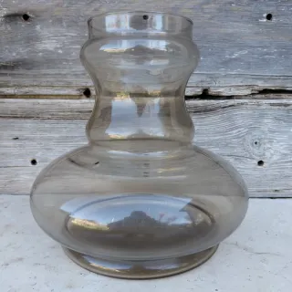 Grande Vaso Vetro Fume' Vintage