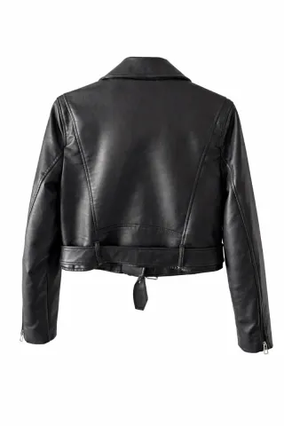 Chaqueta efecto piel ZARA