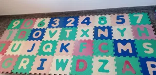 Alfombra Puzzle Letras y Números