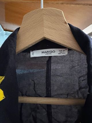 Vestido floral Mango Talla XS