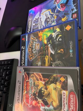Juegos PS2: Tekken, Ratchet & Clank, Sly Cooper