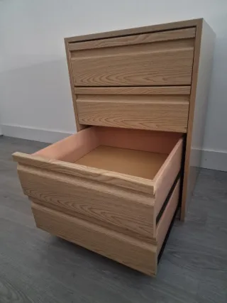Cajonera de madera 4 cajones
