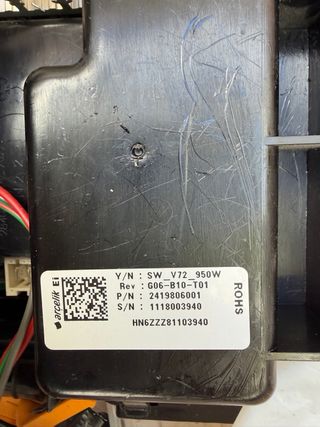 Despiece Beko WMY81483LMB2: Motor y Placas
