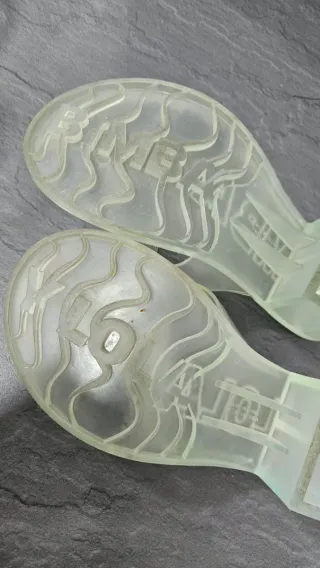 Sandalias Bimba y Lola Verdes Transparentes