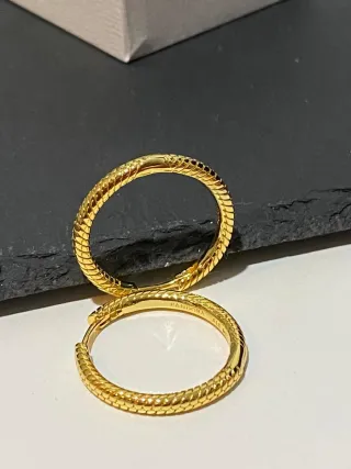 Pendientes Aro Pandora Dorados