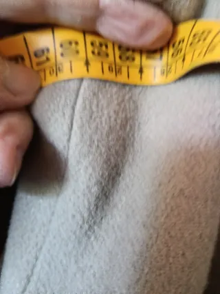 Chaquetón mujer bige claro