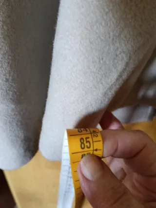 Chaquetón mujer bige claro