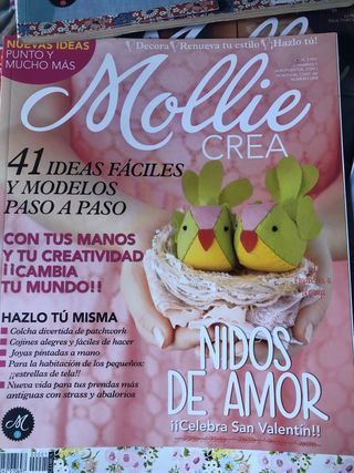 Lote de 10 revistas Mollie Makes y mas de labores