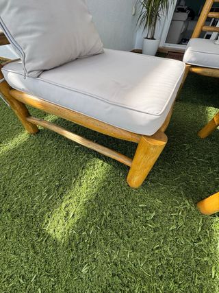 Conjunto Terraza Madera Maciza 4 Piezas