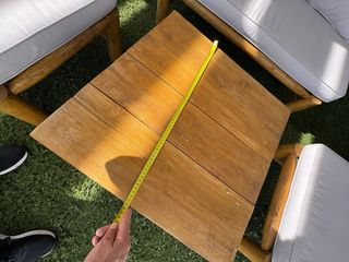 Conjunto Terraza Madera Maciza 4 Piezas