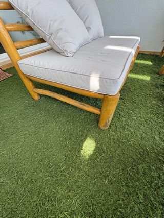 Conjunto Terraza Madera Maciza 4 Piezas