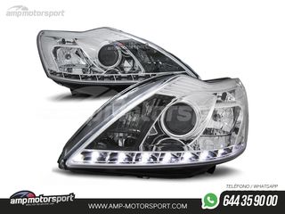 FAROS DELANTEROS LUZ DIURNA LED PARA FORD FOCUS MK2