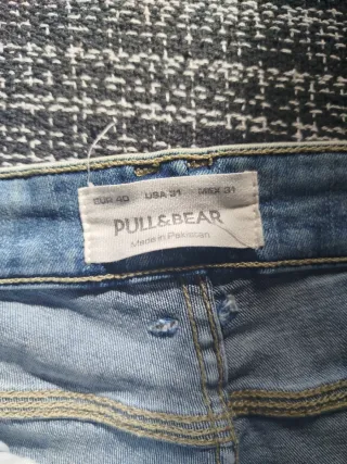 Pantalón vaquero caballero desgastado