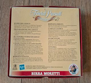 Trivial Pursuit - speciale calcio Birra Moretti