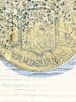 Moneda 5 Pesetas 1870 España