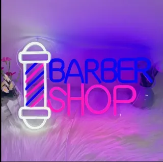 Lampada Neon LED "BARBER Shop"