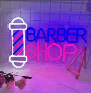 Lampada Neon LED "BARBER Shop"
