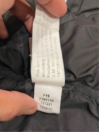 Plumífero The North Face Negro Talla XS