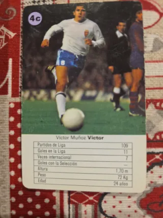Carta Futbol Victor Muñoz Real Zaragoza 4c