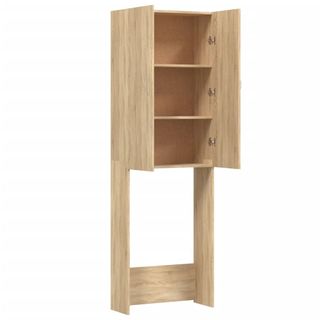 Armario para Lavadora 64x25,5x190 cm Roble